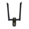 Alfa Long-Range Dual-Band AC1200 Wireless USB 3.0 Wi-Fi Adapter w/2x 5dBi External Antennas - 2.4GHz 300Mbps / 5Ghz 867Mbps - 802.11ac & A, B, G, N view 2