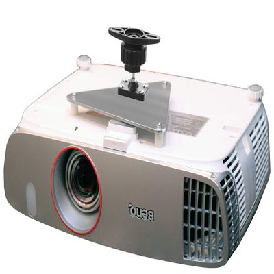 PCMD, LLC. Projector Ceiling Mount Compatible with BenQ W1110s W1210ST W2000W WP2010 (4-Inch Extension)