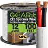 GearIT 16/2 Speaker Wire (100 Feet) 16AWG Gauge - in Wall Audio Speaker Wire Cable / CL2 Rated / 2 Conductors - OFC Oxygen-Free Copper, White 100ft view 1
