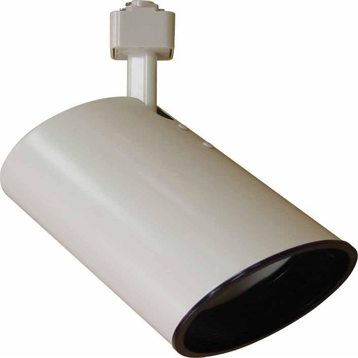 Volume Lighting V2776 Track Light 1 Light Track Head with Small Flat Back - White