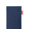 fitBAG Jive Blue Custom Tailored Sleeve for HTC Bolt / 10 evo. Fine Suit Fabric Pouch with Integrated Microfibre Lining for Display Cleaning view 4