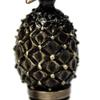Pineapple Antique Finish Lamp Shade Finial view 4