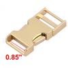 uxcell Metal Flat Belt Strap Bag Side Quick Release Buckle Gold Tone view 2