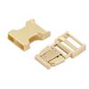 uxcell Metal Flat Belt Strap Bag Side Quick Release Buckle Gold Tone view 4