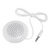 GHMZ Mini Speaker, Portable White 3.5mm Mini Pillow Speaker for MP3 MP4 Player iPhone iPod Touch CD Radio view 1