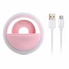 GDIPro Ring Fill Light Rechargable for iPhone 6s Plus/6s, iPad, Samsung Galaxy S6 Edge/S6, Galaxy Note 5, BlackBerry, Sony Xperia, Motorola and All The Smart Phones(Pink) view 3