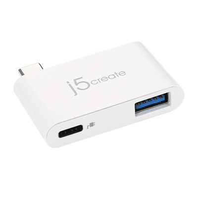 j5create USB-C 3.1 Charging Bridge- USB 3.1 Gen1/Gen2 | 10 Gbps | Power Delivery | Compatible with MacBook, Chromebook, XPS 13/15, and Most USB Type-C Devices