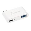 j5create USB-C 3.1 Charging Bridge- USB 3.1 Gen1/Gen2 | 10 Gbps | Power Delivery | Compatible with MacBook, Chromebook, XPS 13/15, and Most USB Type-C Devices view 1