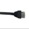 CERRXIAN RJ45 Male to Female LAN Ethernet Network Cat 5e Panel Mount Cable (Black)(1m) view 4