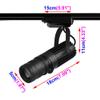 LUMINTURS 10W LED Track Picture Spot Downlight Focus Adjustable Zoom Lamp Fixture Light Compatible with Two Line Track(L Type) Warm white view 2