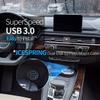 ICESPRING 2 Ports USB 3.0 Extension Cable, Flush Mount Car Truck Boat Motorcycle Dashboard Panel Adapter-3 Feet view 2