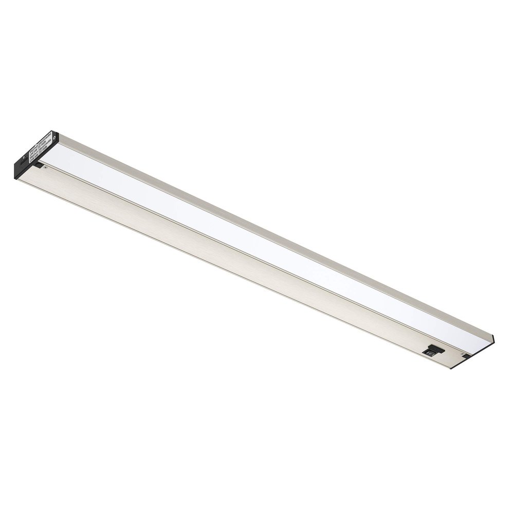 GETINLIGHT 32-Inch 3-CCT LED Under Cabinet Light, Hardwired/Plug-in, Nickel