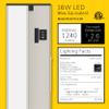 GETINLIGHT 32-Inch 3-CCT LED Under Cabinet Light, Hardwired/Plug-in, Nickel view 2