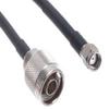 N Male to SMA Male Reverse Polarity Times Microwave LMR240 Ultraflex Cable 25ft view 1