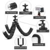 Mini Flexible Sponge Octopus Tripod for iPhone Samsung Xiaomi Huawei Mobile Phone Smartphone Tripod for Camera Accessory (Black) view 2