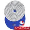 4 inch wet dry diamond polishing pads - For Granite Concrete Travertine Marble Polishing 7 Pcs Set By STADEA view 3