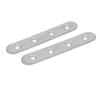 uxcell 100mmx17mmx2mm Stainless Steel Straight Flat Fixing Mending Plates Brackets 30pcs view 2
