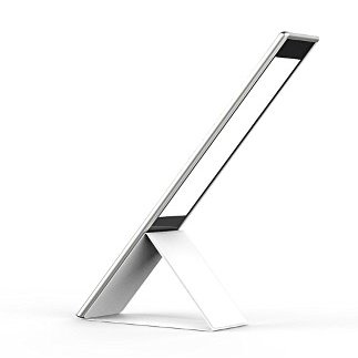 ARTIX Contemporary Lamp | Aluminum Satin-Finish with Smart LED Eye Protecting Technology | Chargeable and Portable with Dimming Ability and Adjustable Stand