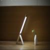 ARTIX Contemporary Lamp | Aluminum Satin-Finish with Smart LED Eye Protecting Technology | Chargeable and Portable with Dimming Ability and Adjustable Stand view 4