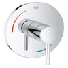Grohe 29100001 Concetto Soft Single-Handle Bath/Shower Trim Kit in Starlight Chrome (Valve Sold Separately) view 1