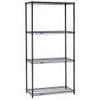Nexelon Wire Shelving, Blue Epoxy, 24" W X 24" D X 63" H view 3