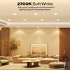 Sunco 12 Pack 6 Inch Retrofit LED Recessed Lighting Can Downlight, 13W=75W view 3
