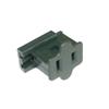 ZipPlugs.com Gilbert/Vampire/Zip Plug, Female, SPT-1, Green, 100 view 2