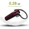 TOORUN Bluetooth Earpiece, M26 Bluetooth Headset Handsfree Wireless Headphone with Noise Cancelling and Microphone Compatible for Android iPhone Cell Phone Laptop - Red view 3