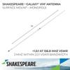Shakespeare 5230 Galaxy VHF Marine Band Antenna, 14' view 2