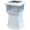 Dock Edge + Solar Piling Light, White view 1