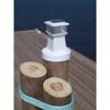 Dock Edge + Solar Piling Light, White view 2