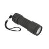 9 LED Black Torch Light Mini Flashlight Camping Hiking Rubber Case GAR67 view 1