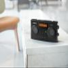 Sangean All in One Portable HD AM/FM Dual Alarm Clock Radio with Large Easy to Read Backlit LCD Display view 3