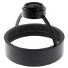 Lightolier 8248BK Lytespan Track Lighting Metallics Par-Tech Par38 Ring Shade, Black view 1