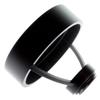 Lightolier 8248BK Lytespan Track Lighting Metallics Par-Tech Par38 Ring Shade, Black view 2