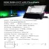 LGIDTECH FUTT02 Miboxer 50W RGB+CCT Outdoor Waterproof Landscape Lighting LED Flood Light Fixture AC100-240V Color Changing,2700-6500K Color Temperature Adjustable view 2