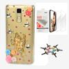 STENES Bling Case Compatible with LG K30 - Stylish - 3D Handmade [Sparkle Series] Fairy Butterfly Girl Rose FlowersDesign Cover with Screen Protector [2 Pack] - view 1