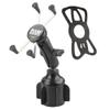 RAM Mounts RAP-B-299-4-UN10U X-Grip Large Phone Mount with RAM Stubby Cup Holder Base with Medium Arm view 2