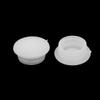 uxcell 100Pcs 12mm Dia Hole Screw Type Plastic Cap Covers White for Home view 2