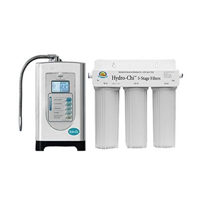 Hydro-Chi & 3-Stage Filter Set: Alkalizes & Electrolyzes Water, Releases Hydrogen, Changes pH. Fresh, Filtered dwater Directly from The tap for Hydrating The Body. Hydrogen, Drinking-Water Generator!