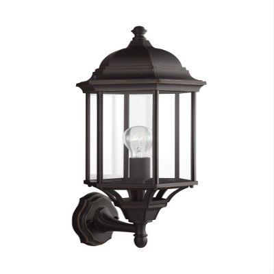 Generation Lighting 8638701-71 Sevier Large One Uplight Outdoor Wall Lantern, Antique Bronze