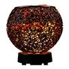 Plemo Natural Himalayan Salt Lamp with Genuine Wood Base in Classic Round Metal Basket with Dimmable Cord and Luxury Gift Box view 1