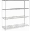 Nexel Wire Shelving, Poly-Z-Brite, 54" W X 18" D X 74" H view 2