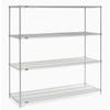 Nexel Wire Shelving, Poly-Z-Brite, 54" W x 21" D x 74" H view 1