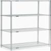 Nexel Wire Shelving, Poly-Z-Brite, 36" W x 21" D x 74" H view 1