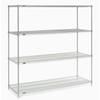 Nexel Wire Shelving, Poly-Z-Brite, 54" W X 18" D X 86" H view 1