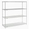 Nexel Wire Shelving, Poly-Z-Brite, 54" W X 18" D X 86" H view 2