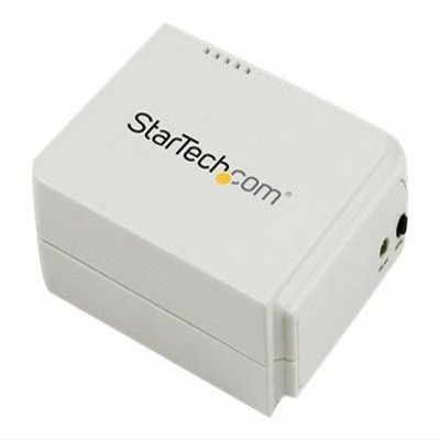 StarTech.com 1 Port USB Wireless N Network Print Server - 802.11 b/g/n - print server