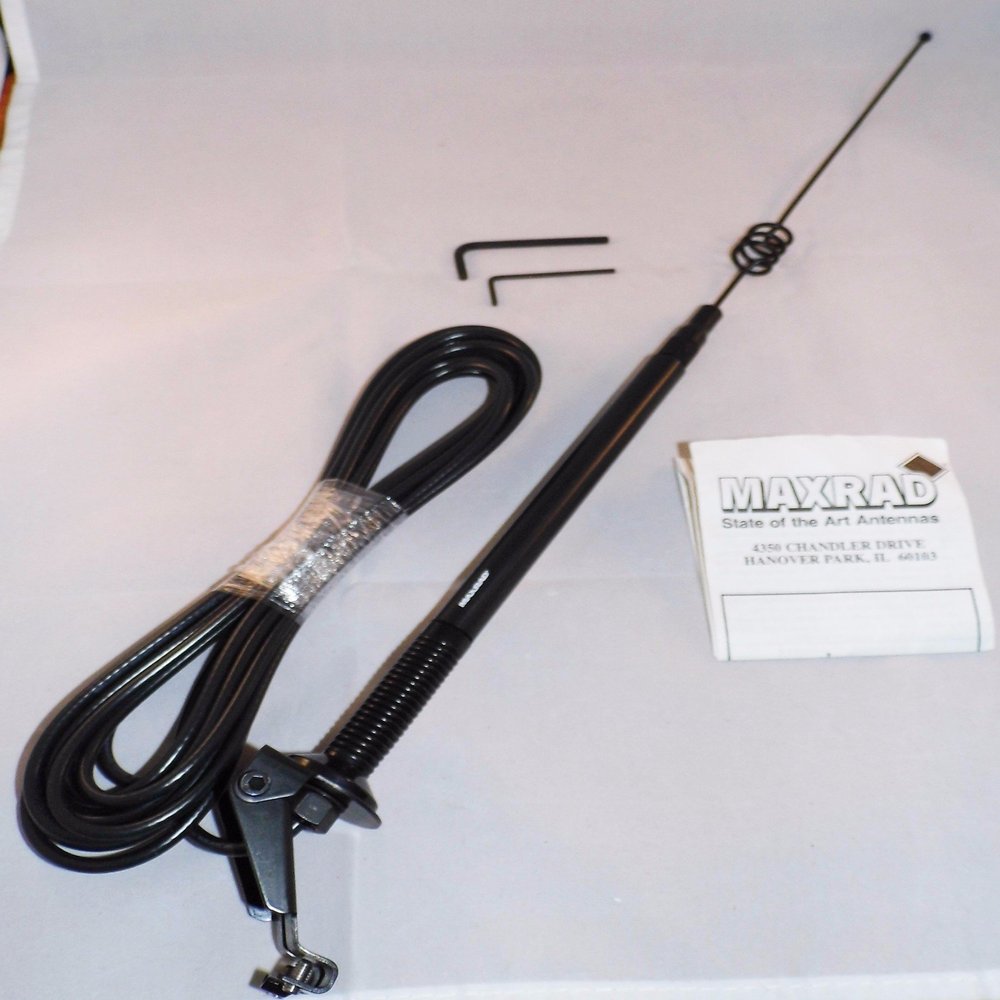 MAXRAD BMUF8353HBPL Elevated Feed Hinge Bracket 17" Antenna 806-866 MHZ, 60 Watts, 3D B GAIN, RG58/U, M-UHF, CRP