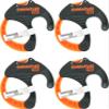 Cable Cuff PRO (4 Pack: 4x Medium 2 Inch Diameter) Adjustable, Reusable, Cable Tie Replacements for Extension Cords or Electronics view 1